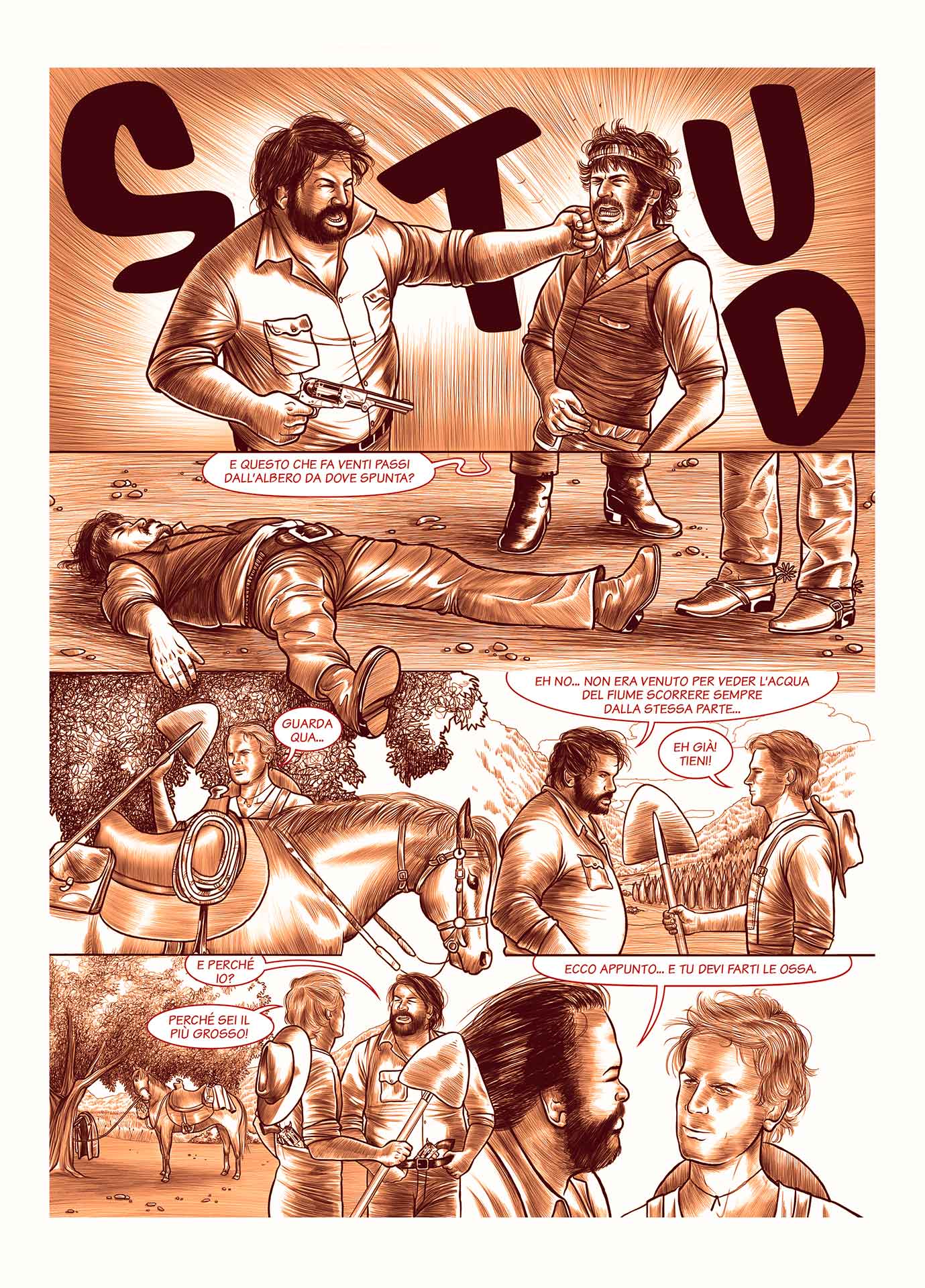 Bud Spencer e Terence Hill fumetto ufficiale - official comic book