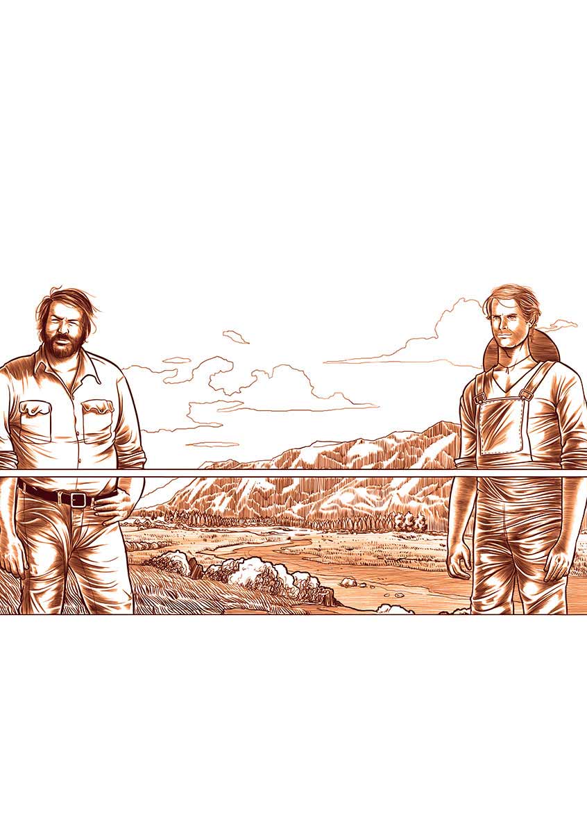 Terence Hill e Bud Spencer Stampe