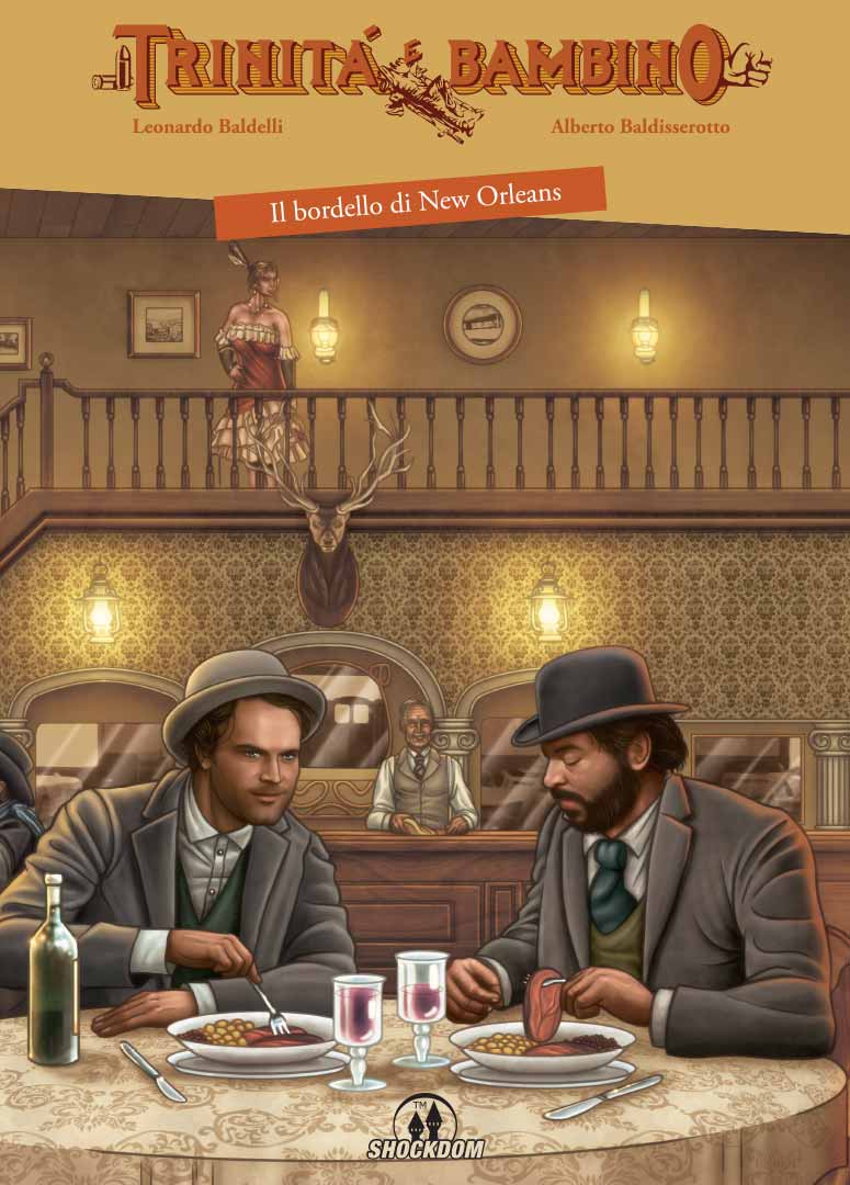 Copertina Trinità e Bambino il bordello di New Orleans in italiano