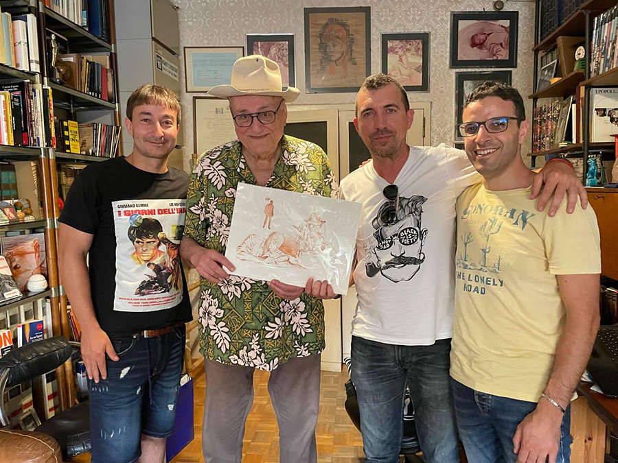 Ernesto Gastaldi Sceneggiatore de 'Il mio nome è nessuno', con Terence Hill